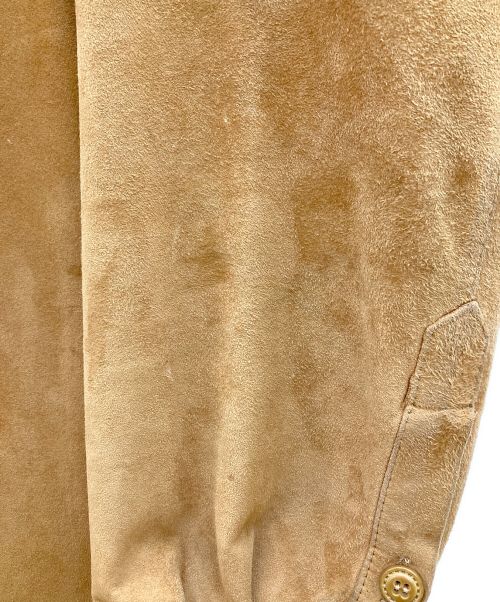 Cinquanta（チンクワンタ）Cinquanta (チンクアンタ) スウェードジャケット  キャメル サイズ:50の古着・服飾アイテム