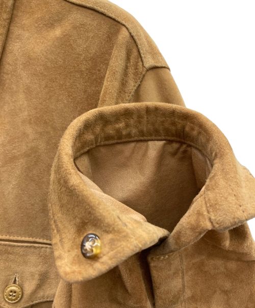 Cinquanta（チンクワンタ）Cinquanta (チンクアンタ) スウェードジャケット  キャメル サイズ:50の古着・服飾アイテム