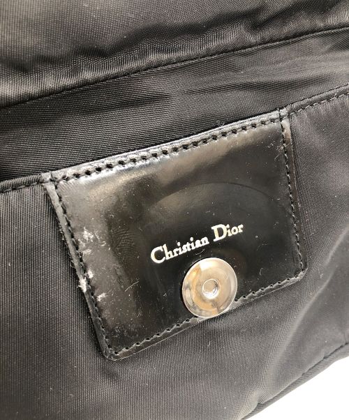 Christian Dior（クリスチャン ディオール）Christian Dior (クリスチャン ディオール) ベルトナイロンポーチ マリスパール ブラックの古着・服飾アイテム