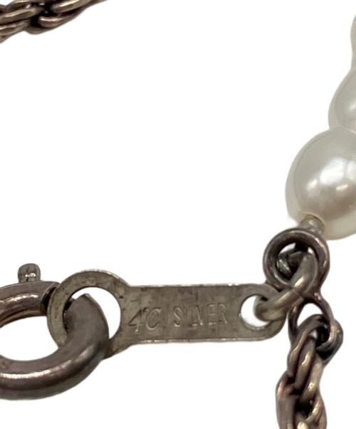 4℃（ヨンドシー）4℃ (ヨンドシー) SV×パールブレスレットの古着・服飾アイテム