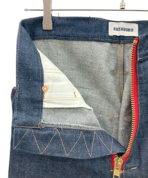 KOZABURO（コウザブロウ）KOZABURO (コウザブロウ) ハイウエストデニムパンツ インディゴ サイズ:1の古着・服飾アイテム