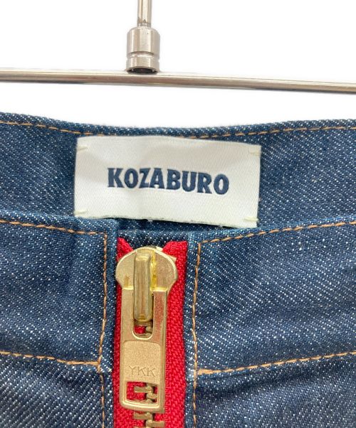 KOZABURO（コウザブロウ）KOZABURO (コウザブロウ) ハイウエストデニムパンツ インディゴ サイズ:1の古着・服飾アイテム