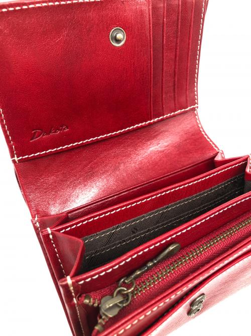 DAKOTA（ダコタ）DAKOTA (ダコタ) 2つ折り財布 レッドの古着・服飾アイテム