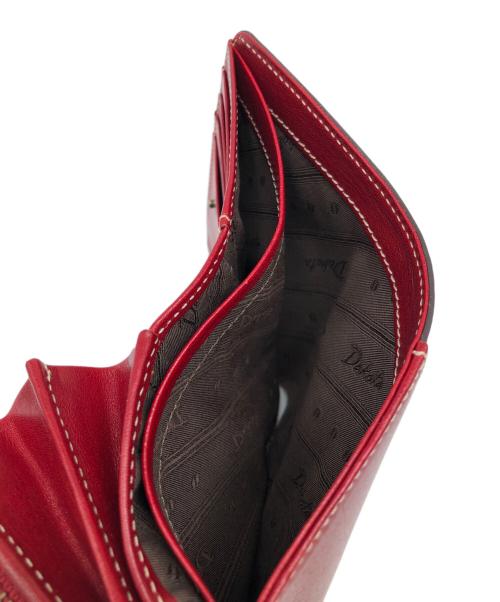 DAKOTA（ダコタ）DAKOTA (ダコタ) 2つ折り財布 レッドの古着・服飾アイテム