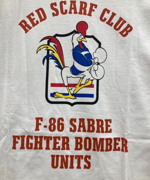 BUZZ RICKSON'S（バズリクソンズ）BUZZ RICKSON'S (バズリクソンズ) バックプリントTシャツ ホワイト サイズ:Lの古着・服飾アイテム