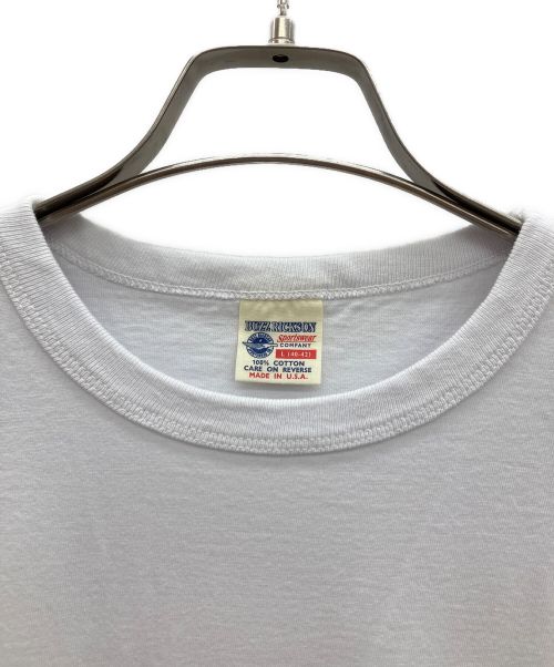 BUZZ RICKSON'S（バズリクソンズ）BUZZ RICKSON'S (バズリクソンズ) バックプリントTシャツ ホワイト サイズ:Lの古着・服飾アイテム