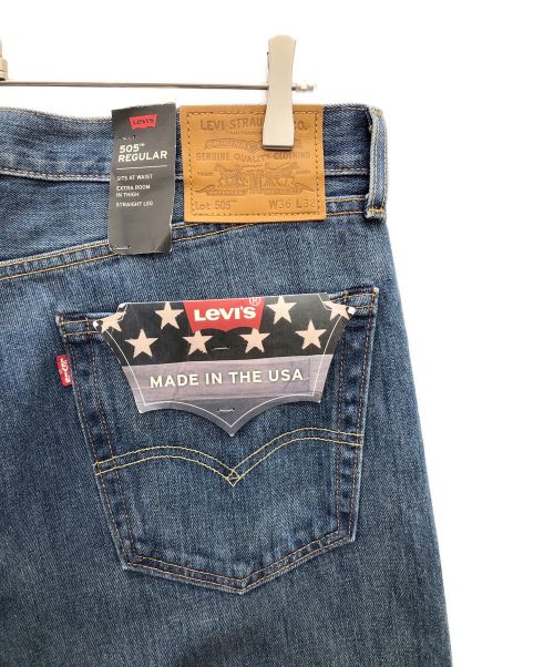 LEVI'S（リーバイス）LEVI'S (リーバイス) 505復刻デニムパンツ ブルー サイズ:W36×L32 未使用品の古着・服飾アイテム