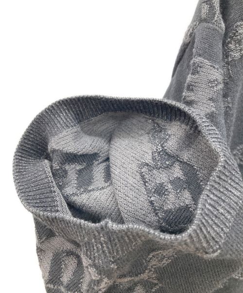 HUF（ハフ）HUF (ハフ) 半袖ニット ブラック サイズ:Mの古着・服飾アイテム