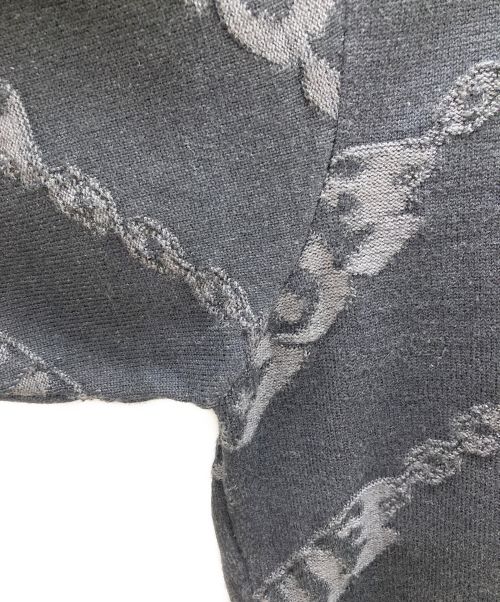 HUF（ハフ）HUF (ハフ) 半袖ニット ブラック サイズ:Mの古着・服飾アイテム