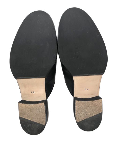 HENDER SCHEME（エンダースキーマ）HENDER SCHEME (エンダースキーマ) レザーミュール CHEAK ブラック サイズ:2の古着・服飾アイテム