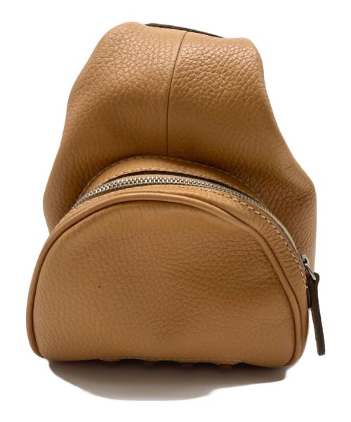 TOD'S（トッズ）TOD'S (トッズ) レザーハンドバッグ キャメルの古着・服飾アイテム