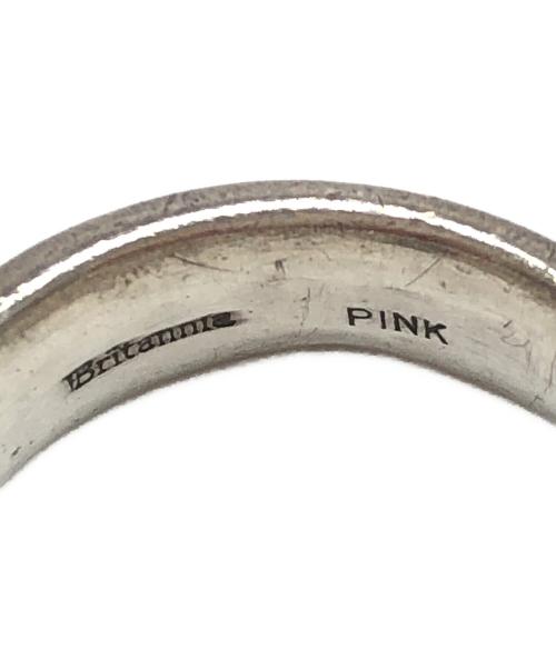 LIBRA（リブラ）LIBRA (リブラ) リング　ブリタニアシルバー　PINK サイズ:記載なしの古着・服飾アイテム