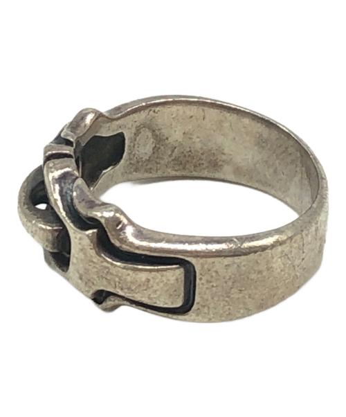 その他ブランド（ソノタブランド）その他ブランド (ソノタブランド) シルバーリング　バックルデザイン サイズ:表記無しの古着・服飾アイテム