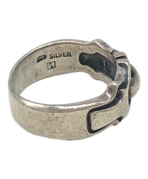 その他ブランド（ソノタブランド）その他ブランド (ソノタブランド) シルバーリング　バックルデザイン サイズ:表記無しの古着・服飾アイテム