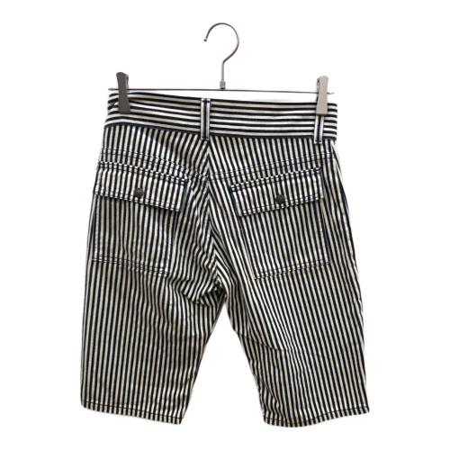 LEVI'S（リーバイス）LEVI'S (リーバイス) ヒッコリーハーフパンツ ネイビー×アイボリー サイズ:76cm(W30)の古着・服飾アイテム