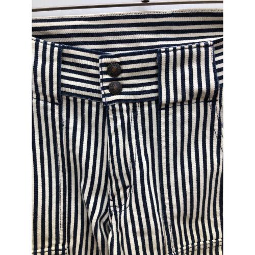LEVI'S（リーバイス）LEVI'S (リーバイス) ヒッコリーハーフパンツ ネイビー×アイボリー サイズ:76cm(W30)の古着・服飾アイテム