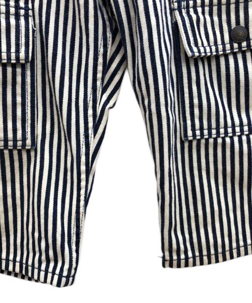 LEVI'S（リーバイス）LEVI'S (リーバイス) ヒッコリーハーフパンツ ネイビー×アイボリー サイズ:76cm(W30)の古着・服飾アイテム