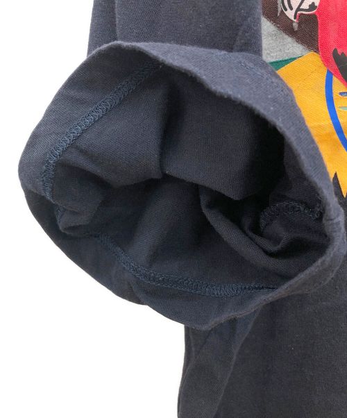 VALENTINO（ヴァレンティノ）VALENTINO (ヴァレンティノ) パームツリーTシャツ ブラック×グレー サイズ:Mの古着・服飾アイテム