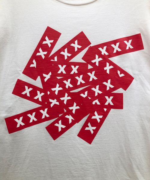 GOD SELECTION XXX（ゴッドセレクショントリプルエックス）GOD SELECTION XXX (ゴッドセレクショントリプルエックス) 半袖カットソー ホワイト サイズ:Mの古着・服飾アイテム