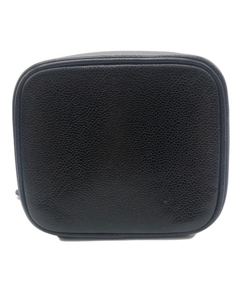 CHANEL（シャネル）CHANEL (シャネル) ココマークバニティバッグ キャビアスキン ブラックの古着・服飾アイテム