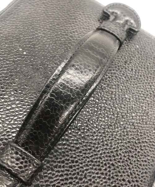CHANEL（シャネル）CHANEL (シャネル) ココマークバニティバッグ キャビアスキン ブラックの古着・服飾アイテム