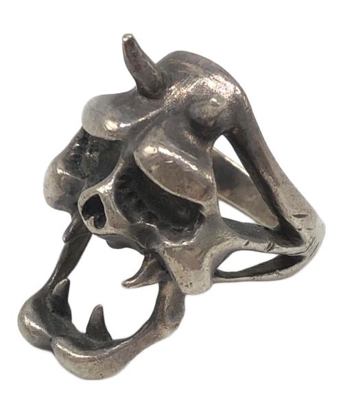 その他ブランド（ソノタブランド）その他ブランド (ソノタブランド) スカルデザインリング サイズ:表記無しの古着・服飾アイテム