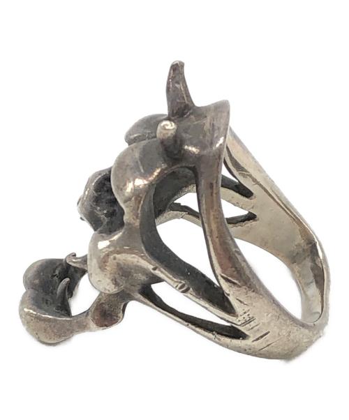 その他ブランド（ソノタブランド）その他ブランド (ソノタブランド) スカルデザインリング サイズ:表記無しの古着・服飾アイテム