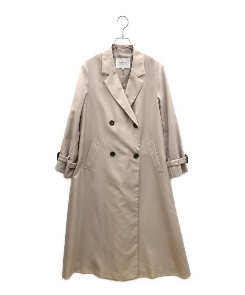 ARPEGE STORY（アルページュストーリー）ARPEGE STORY (アルページュストーリー) バックタックロングコート ベージュ サイズ:2の古着・服飾アイテム