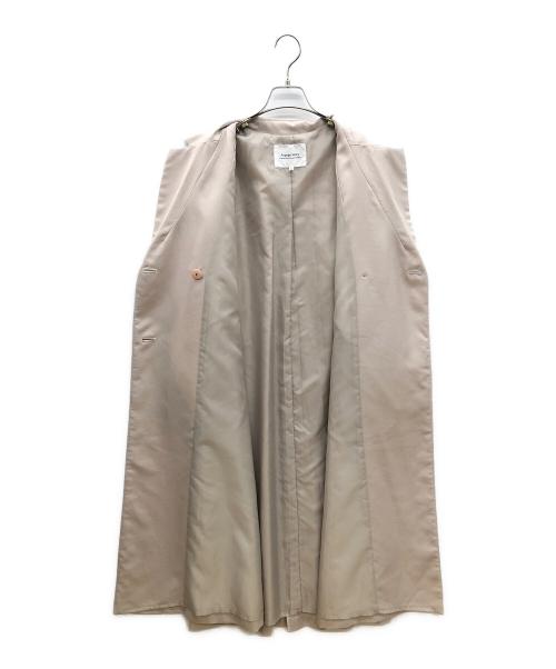 ARPEGE STORY（アルページュストーリー）ARPEGE STORY (アルページュストーリー) バックタックロングコート ベージュ サイズ:2の古着・服飾アイテム