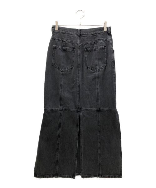RAY BEAMS（レイ ビームス）RAY BEAMS (レイ ビームス) デニムスリットスカート ブラック サイズ:1 未使用品の古着・服飾アイテム