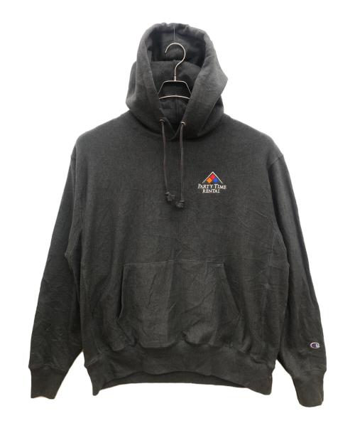 Champion REVERSE WEAVE（チャンピオン リバース ウィーブ）Champion REVERSE WEAVE (チャンピオン リバース ウィーブ) プルオーバーパーカー　古着 グレー サイズ:ASIA 3XLの古着・服飾アイテム