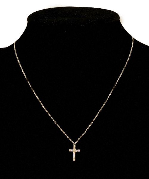 Cartier（カルティエ）Cartier (カルティエ) クロスチャームネックレスの古着・服飾アイテム