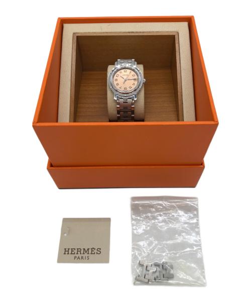 HERMES（エルメス）HERMES (エルメス) クリッパー オレンジの古着・服飾アイテム