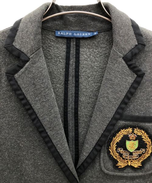 RALPH LAUREN BLUELABEL（ラルフ ローレン ブルーレーベル）RALPH LAUREN BLUELABEL (ラルフ ローレン ブルーレーベル) テーラードジャケット グレー サイズ:Mの古着・服飾アイテム