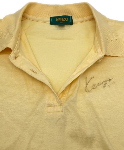 KENZO GOLF（ケンゾー ゴルフ）KENZO GOLF (ケンゾー ゴルフ) 90sポロシャツ イエロー サイズ:1の古着・服飾アイテム