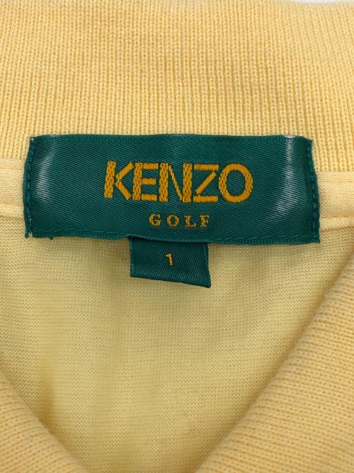 KENZO GOLF（ケンゾー ゴルフ）KENZO GOLF (ケンゾー ゴルフ) 90sポロシャツ イエロー サイズ:1の古着・服飾アイテム