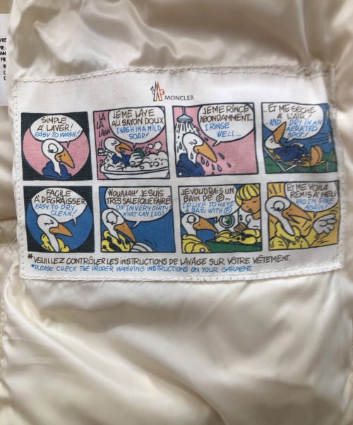 MONCLER（モンクレール）MONCLER (モンクレール) ダウンジャケット ベージュ サイズ:1の古着・服飾アイテム