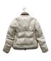 MONCLER (モンクレール) ダウンジャケット ベージュ サイズ:1：27000円