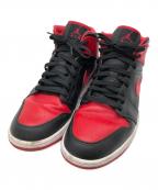 NIKEナイキ）の古着「Nike Air Jordan 1 Mid（ナイキ エアジョーダン1 ミッド）」｜レッド×ブラック