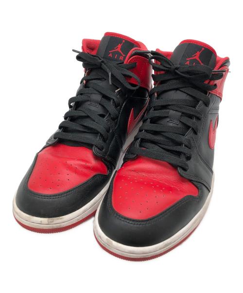 NIKE（ナイキ）NIKE (ナイキ) Nike Air Jordan 1 Mid（ナイキ エアジョーダン1 ミッド） レッド×ブラック サイズ:29cmの古着・服飾アイテム