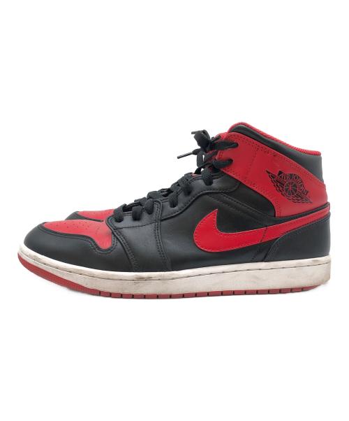 NIKE（ナイキ）NIKE (ナイキ) Nike Air Jordan 1 Mid（ナイキ エアジョーダン1 ミッド） レッド×ブラック サイズ:29cmの古着・服飾アイテム