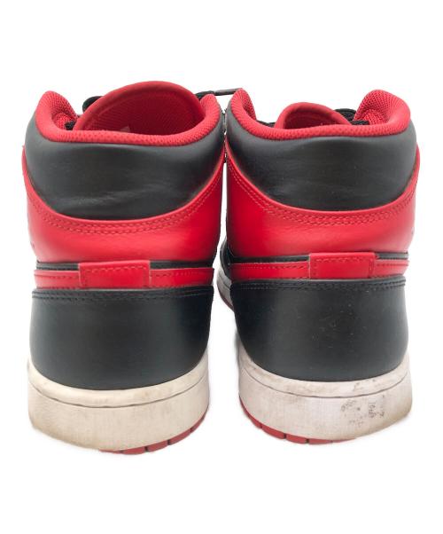 NIKE（ナイキ）NIKE (ナイキ) Nike Air Jordan 1 Mid（ナイキ エアジョーダン1 ミッド） レッド×ブラック サイズ:29cmの古着・服飾アイテム