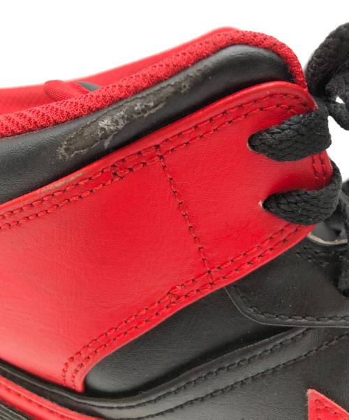 NIKE（ナイキ）NIKE (ナイキ) Nike Air Jordan 1 Mid（ナイキ エアジョーダン1 ミッド） レッド×ブラック サイズ:29cmの古着・服飾アイテム