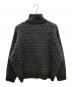 soerte (ソエルテ) ジップニット　Oversize jacquard drivers knit グレー サイズ:3：9000円