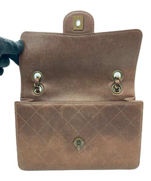 CHANEL（シャネル）CHANEL (シャネル) マトラッセ23　シングルフラップチェーンショルダー　ターンロック ブラウンの古着・服飾アイテム