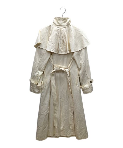 Lily Brown（リリーブラウン）Lily Brown (リリーブラウン) Lily Brown ケープカラーコート ホワイト サイズ:Fの古着・服飾アイテム