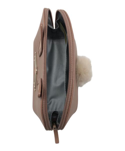 Kate Spade（ケイトスペード）Kate Spade (ケイトスペード) ポーチ ブラウンの古着・服飾アイテム