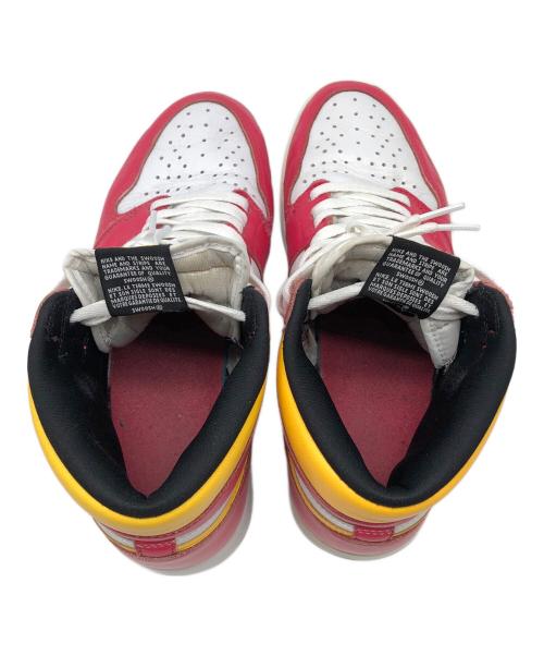 NIKE（ナイキ）NIKE (ナイキ) AIR JORDAN1 レッド×イエロー×ホワイト サイズ:28.5cmの古着・服飾アイテム