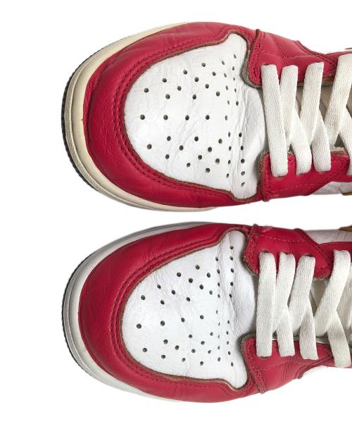 NIKE（ナイキ）NIKE (ナイキ) AIR JORDAN1 レッド×イエロー×ホワイト サイズ:28.5cmの古着・服飾アイテム