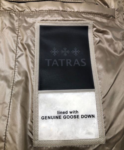 TATRAS（タトラス）TATRAS (タトラス) TATRAS ダウンジャケット ベージュ サイズ:02の古着・服飾アイテム